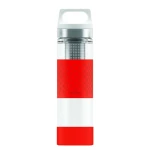 SIGG Thermo Flask Hot & Cold Glass Red Bottle 0.4 L - سيغ