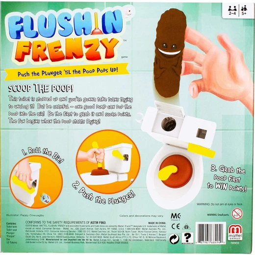 Mattel Games  Flushing Frenzy Game, Multi-Colour - Mattel - Image 2
