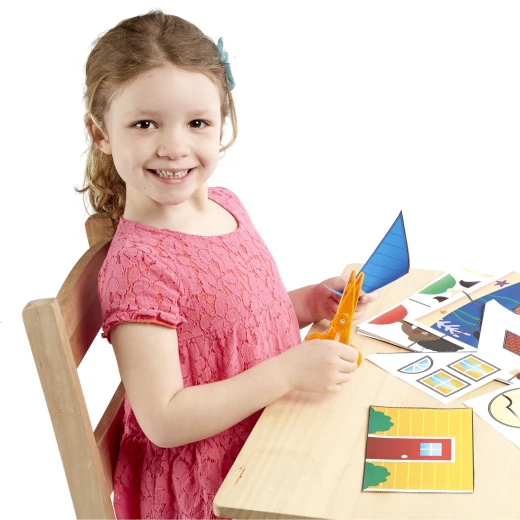 Melissa & Doug Scissor Skills Activity Pad for Kids Safe Cutting Practice with Included Scissors & Crafts - Melissa & doug - Image 2
