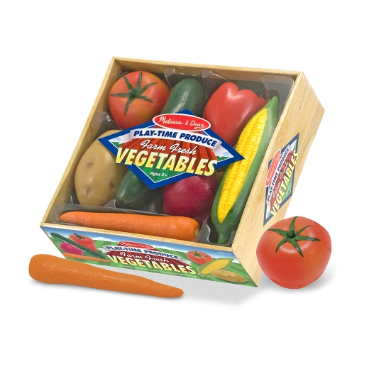 Melissa & Doug Play-Time Produce Vegetables Set Melissa & Doug Play-Time Produce Vegetables Set