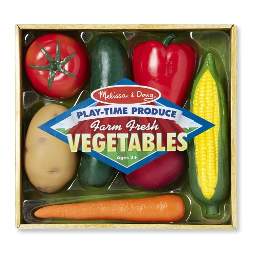 Melissa & Doug Play-Time Produce Vegetables Set - Melissa &amp; Doug - Image 3