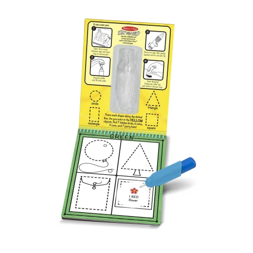 Melissa & Doug Water Wow! - Colors & Shapes Water Reveal Pad - Melissa &amp; Doug - Image 4