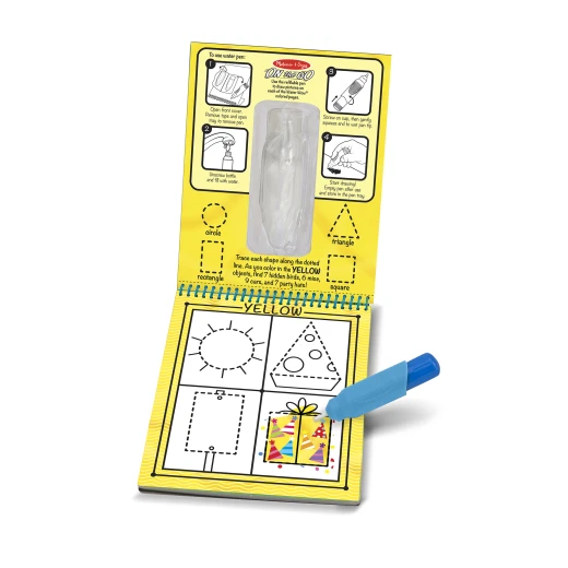 Melissa & Doug Water Wow! - Colors & Shapes Water Reveal Pad - Melissa &amp; Doug - Image 2