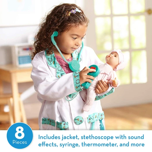 Melissa & doug Doctor Role Play Costume Set, 3-6 years - Melissa &amp; Doug - Image 9