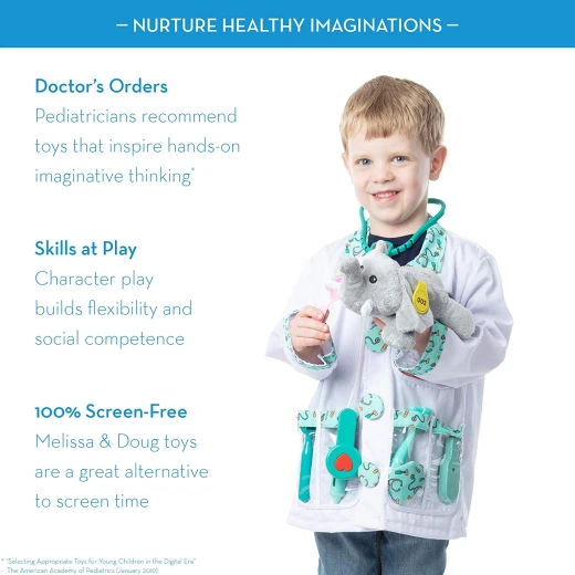 Melissa & doug Doctor Role Play Costume Set, 3-6 years - Melissa &amp; Doug - Image 8