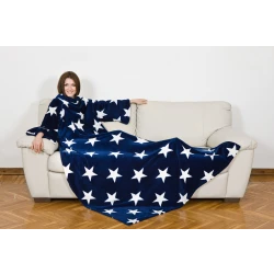 KANGURU Deluxe STARS Fleece Blanket With Sleeves