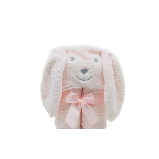 Hooded Towel Blanket (75x100 cm)-Color: Pink Hooded Towel Blanket (75x100 cm)-Color: Pink
