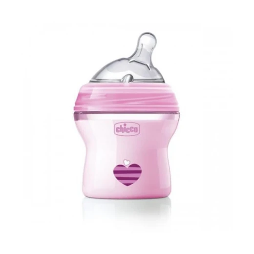 Chicco - Natural feeling 0M+ 150 ml Regular Flow - Pink - Chicco - Image 2
