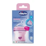 Chicco - Natural feeling 0M+ 150 ml Regular Flow - Pink - Chicco