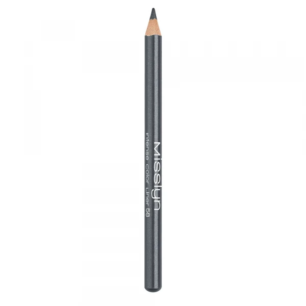 Misslyn Platinum Gray Waterproof Intense Eyeliner for Striking Eyes Long Lasting Makeup - Misslyn