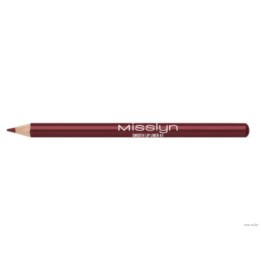 Misslyn Smooth Lip Liner Number 41 Waterproof Long Lasting for Sensitive Skin Makeup Defines Lips Misslyn Smooth Lip Liner Number 41 Waterproof Long Lasting for Sensitive Skin Makeup Defines Lips