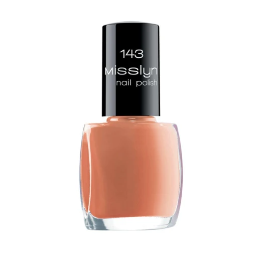 Misslyn High Gloss Nail Polish Number 143 Mirror Shine Long Lasting Manicure for Sensitive Skin