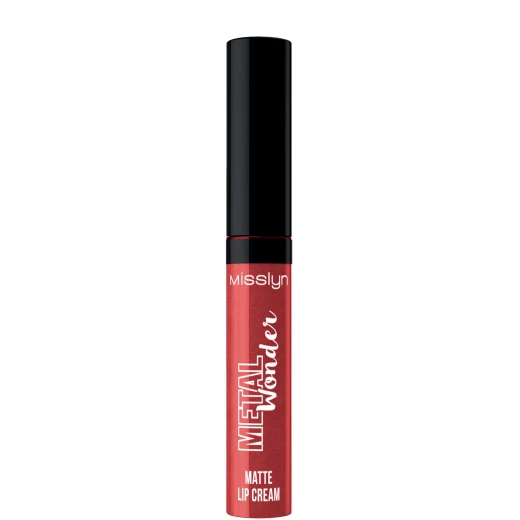 Misslyn Metal Wonder Matte Lip Cream Number 12 Long Lasting Metallic Lipstick Bold Lip Makeup
