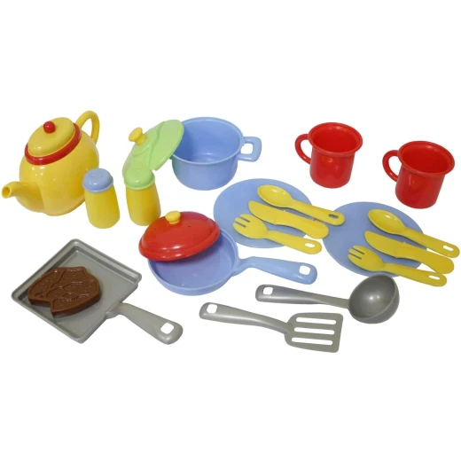 PlayGo My First Kitchen Set 19 pcs - بلاي جو - Image 2