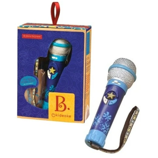 B. toys – Okideoke Toy Microphone – Toddler Microphone with 8 Songs & Voice Amplifier – Musical Toys for Kids 18 Months+ - B. toys - Image 4