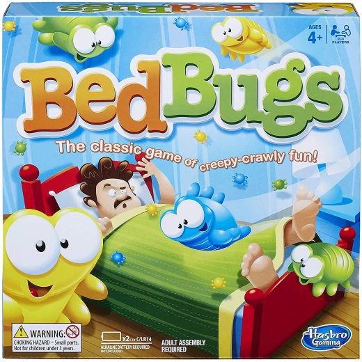 Hasbro Gaming Bed Bugs Family Game Catching Bugs Fun for Kids and Adults 2 to 3 Players Hasbro Gaming Bed Bugs Family Game Catching Bugs Fun for Kids and Adults 2 to 3 Players