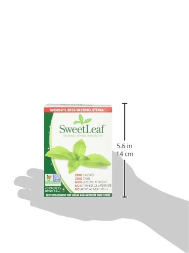 SweetLeaf Stevia Sweetner (70Pck) 2.5oz - SweetLeaf - Image 3