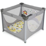 Joie Cheer Little Explorer Square Playpen: Portable and Safe Playard for Infants & Toddlers. Designed for easy setup, this playpen offers a secure space for your baby to play, explore, and rest. Featuring a durable and breathable design, it's perfect for indoor & outdoor use - Joie