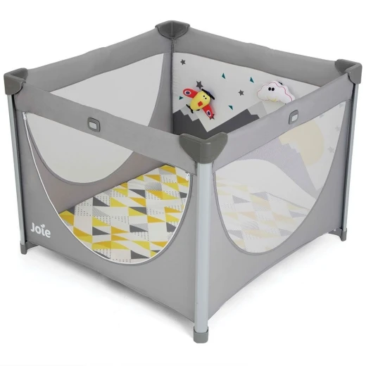 Joie Cheer Little Explorer Square Playpen: Portable and Safe Playard for Infants & Toddlers. Designed for easy setup, this playpen offers a secure space for your baby to play, explore, and rest. Featuring a durable and breathable design, it's perfect for indoor & outdoor use Joie Cheer Little Explorer Square Playpen: Portable and Safe Playard for Infants & Toddlers. Designed for easy setup, this playpen offers a secure space for your baby to play, explore, and rest. Featuring a durable and breathable design, it's perfect for indoor & outdoor use