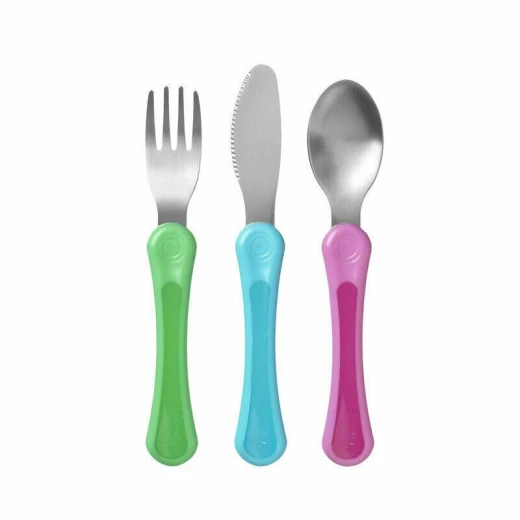 Tommee Tippee First Grown Up Cutlery Set, Assorted - Tommee Tippee - Image 2