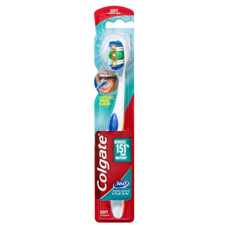 Soft Tongue Clean 360 فرشاة أسنان كولجيت - كولجيت