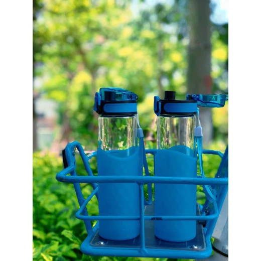 Aware Blue Glass Bottle - 450ml - Aware - Image 2