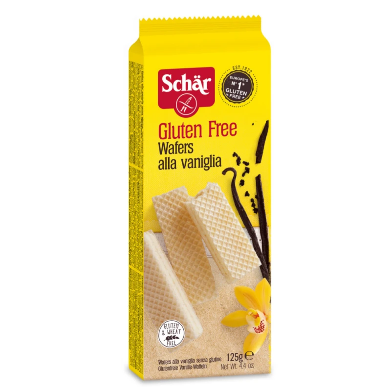 Schar Gluten Free Vanilla Wafers, 125 Gram - Schar