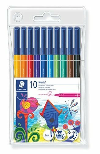 Staedtler Noris Club Fibre Tip Pen Multicolor, 10 pens Staedtler Noris Club Fibre Tip Pen Multicolor, 10 pens