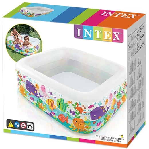 Intex Clearview Aquarium Pool, 159cm x 159cm x 50cm - Intex - Image 2