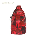ColorLand Chest Shoulder Bag, Red - Colorland