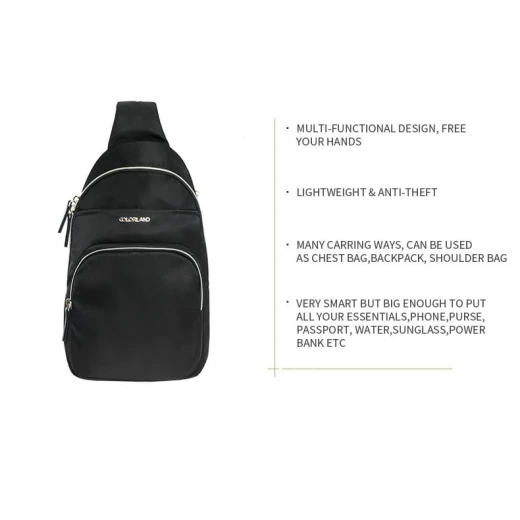 ColorLand Chest Shoulder Bag, Red - Colorland - Image 5