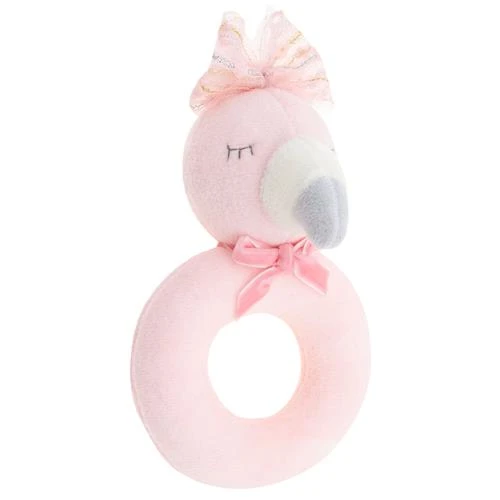 Stephen Joseph Ring Rattles, Flamingo Stephen Joseph Ring Rattles, Flamingo