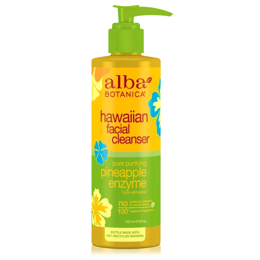 Alba Botanica Hawaiian Enzyme Face Cleanser, Pineapple, 237 ml Alba Botanica Hawaiian Enzyme Face Cleanser, Pineapple, 237 ml