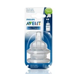 Philips Avent Classic Slow Flow Teats +1 month, 2 Holes - Philips Avent