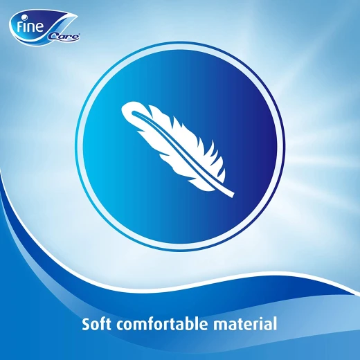 Fine Care, Disposable Underpads, Ultrasoft Cloth-Like Top, Size 60 x 90 cm, Pack of 20 - Fine - Image 3