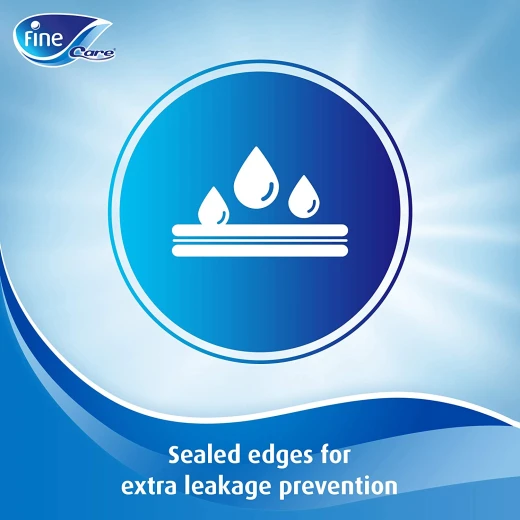 Fine Care, Disposable Underpads, Ultrasoft Cloth-Like Top, Size 60 x 90 cm, Pack of 20 - Fine - Image 7