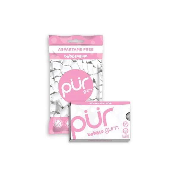 Pür Sugar Free Bubble Gum 77g - Pur