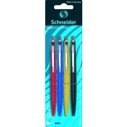 Schneider Ballpoint Pen Schneider Office Assorted on Blister
