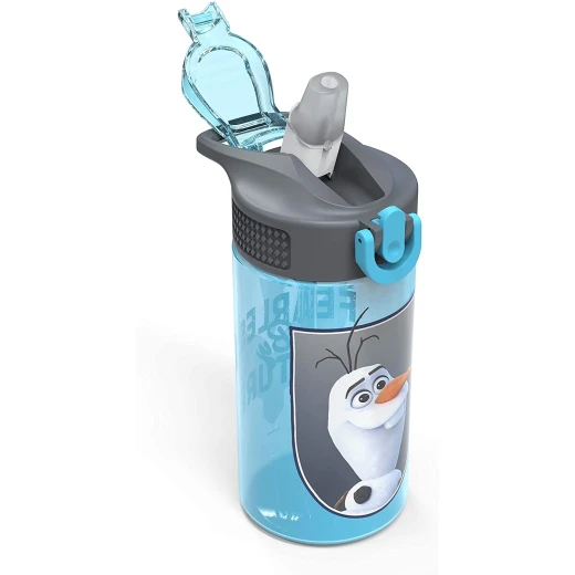 Zak Designs Frozen 2 Olaf 16 oz. Water Bottle With Straw - زاك ديزاينز - Image 2