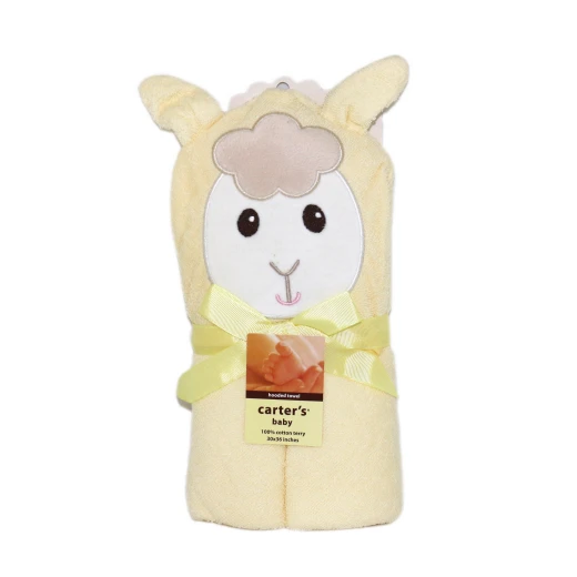 Animal Face Hooded Towel, Sheep Animal Face Hooded Towel, Sheep