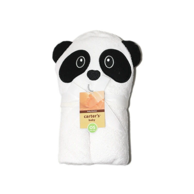 Animal Face Hooded Towel, Panda