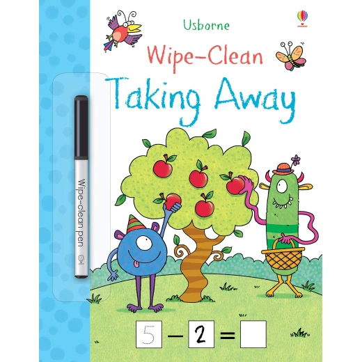 Usborne Wipe-Clean Taking Away (Wipe-Clean Books) Paperback Usborne Wipe-Clean Taking Away (Wipe-Clean Books) Paperback