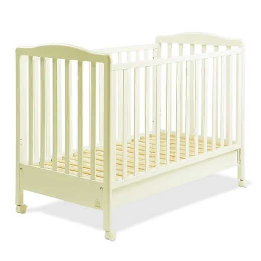 Italbaby Flash Ivory Wooden Cot, Beige Italbaby Flash Ivory Wooden Cot, Beige