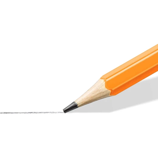 Staedtler Wopex - Graphite Pencils Neon Kit - Orange, with Sharpener and Eraser - Staedtler - Image 5