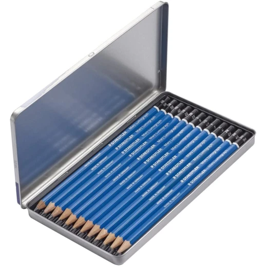 Staedtler Mars Lumograph - Fine Point Pencils Pack of 12 - ستدلر - Image 6