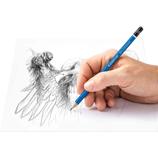 Staedtler Mars Lumograph - Fine Point Pencils Pack of 12 - ستدلر - Image 4