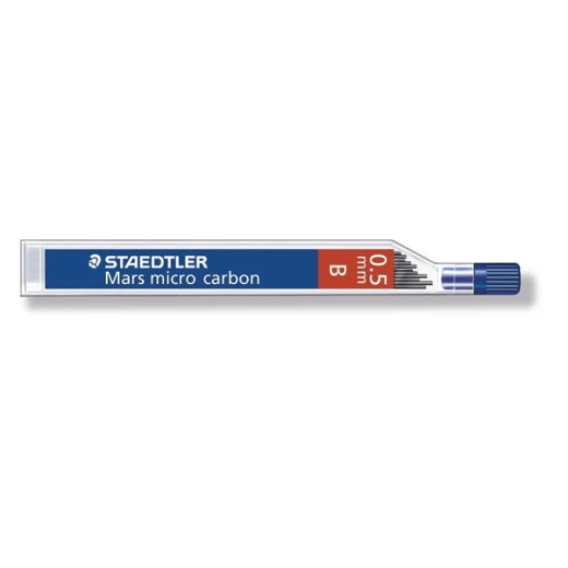 Staedtler Micro Mars Carbon Mechanical Pencil Lines 0.5 mm, B Staedtler Micro Mars Carbon Mechanical Pencil Lines 0.5 mm, B