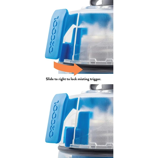 O2COOL Mist N 'Sip Insulated Squeeze Water Bottle, 590 ml, Basketball - اوه تو كول - Image 3