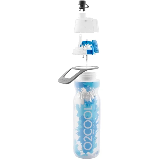 O2COOl Mist 'N Sip Locking Lid Water Bottle - Blue Splash,  590 ml - اوه تو كول - Image 4