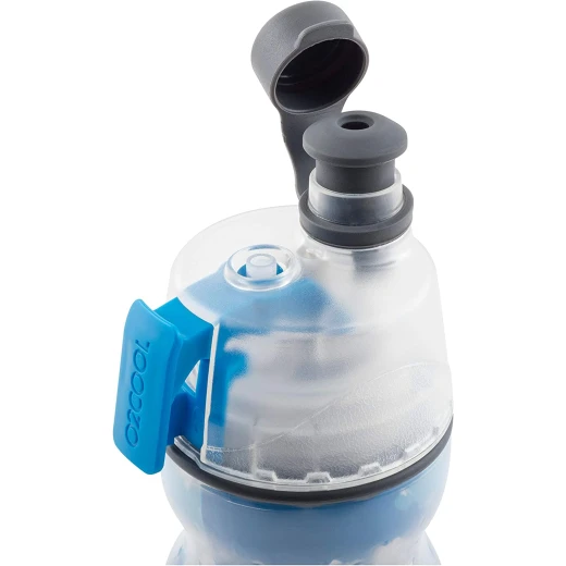 O2COOl Mist 'N Sip Locking Lid Water Bottle - Blue Splash,  590 ml - اوه تو كول - Image 3